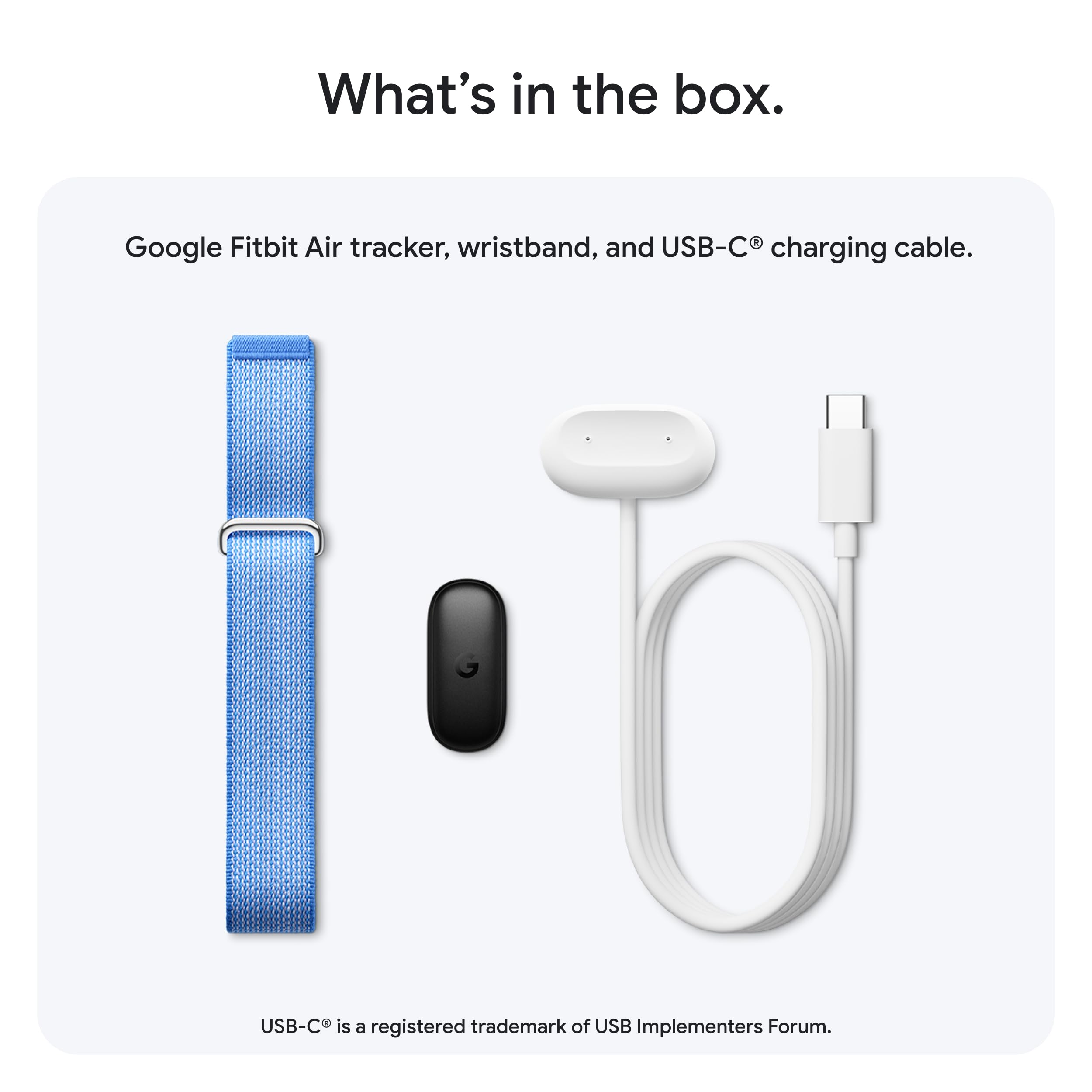 Google Fitbit Air - Screenless Activity Tracker with AI-Powered Coaching and Long Battery Life thumbnail 3