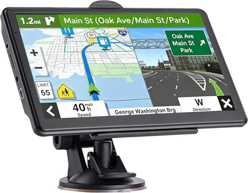 GWURXT 7 Inch GPS Navigator for Car, Truck, and RV with Voice Guidance and Lifetime Map Updates thumbnail 2