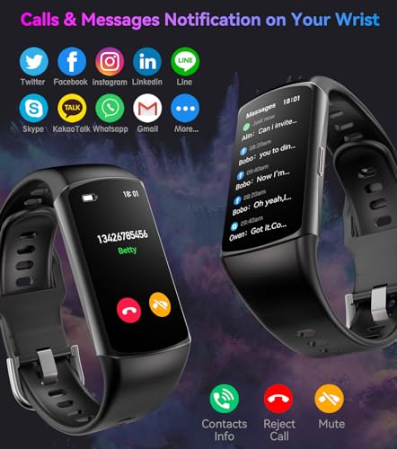 Smart Watch Fitness Tracker with 24/7 Heart Rate, Blood Oxygen, Blood Pressure Monitor and 120 Sports Modes thumbnail 3