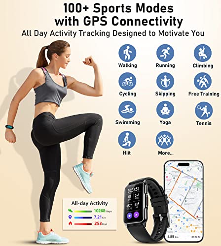 Mindrose Fitness Tracker with Advanced Health Monitoring and 115 Sports Modes thumbnail 2