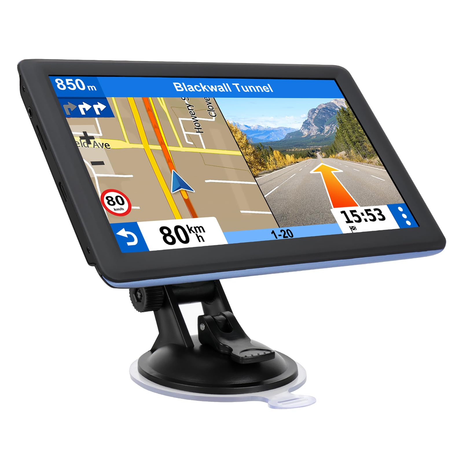 7-Inch HD GPS Navigator for Cars, Trucks, and RVs with Lifetime Map Updates and Advanced Route Planning image 1