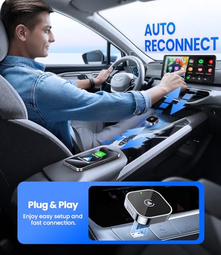 Teeran 2 in 1 Wireless CarPlay and Android Auto Adapter thumbnail 3