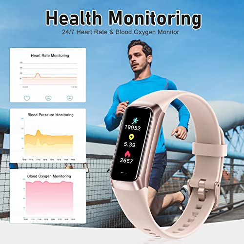 Zeacool Fitness Tracker with Heart Rate, Blood Oxygen, Blood Pressure & Sleep Monitoring thumbnail 3