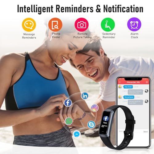 Zeacool Fitness Tracker with Heart Rate, Blood Oxygen, Blood Pressure & Sleep Monitoring thumbnail 2