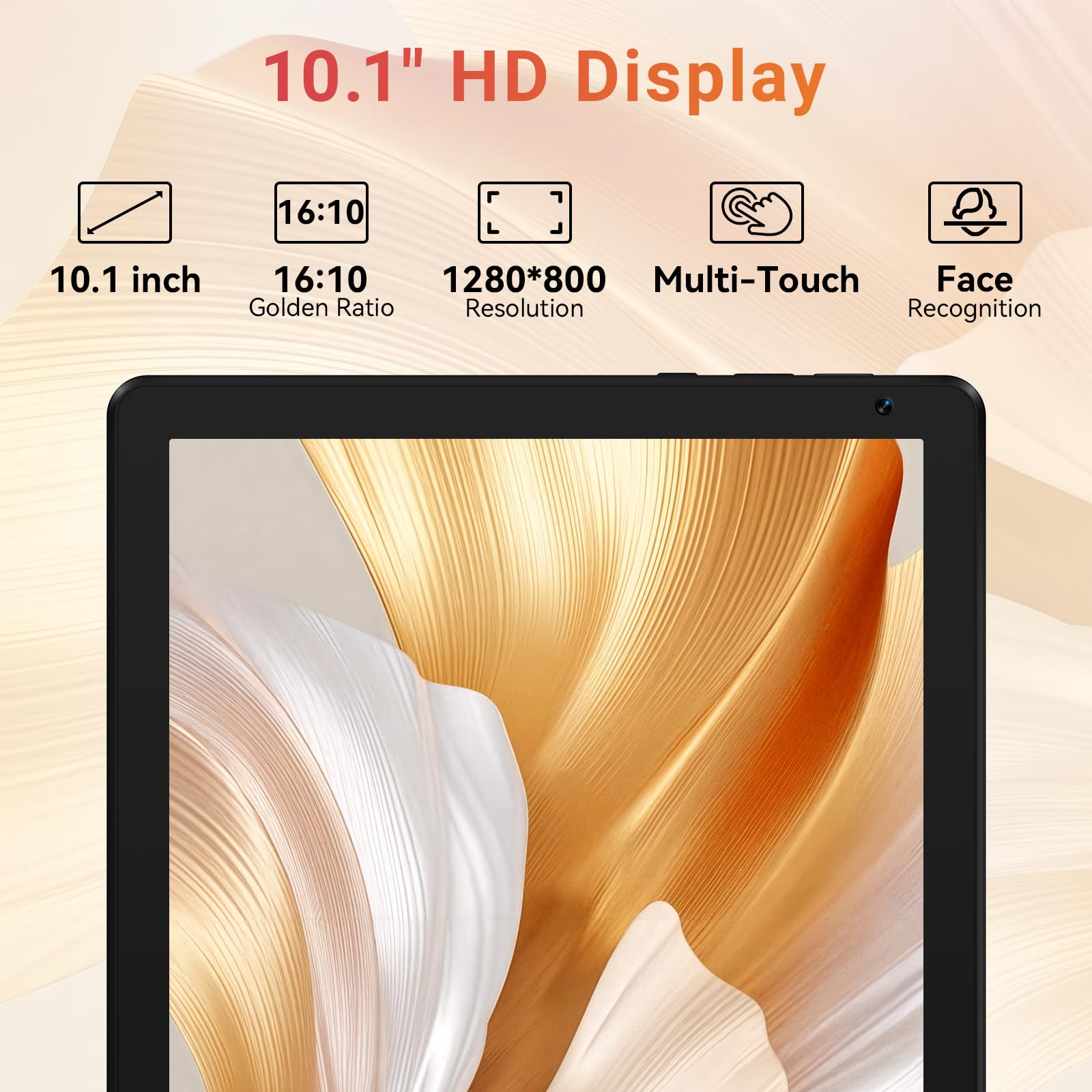 URAO 10.1" Android Tablet with Octa-core Processor, 30GB RAM, 128GB Storage, HD IPS Display, Wi-Fi 6 & Bluetooth 5.4 thumbnail 2