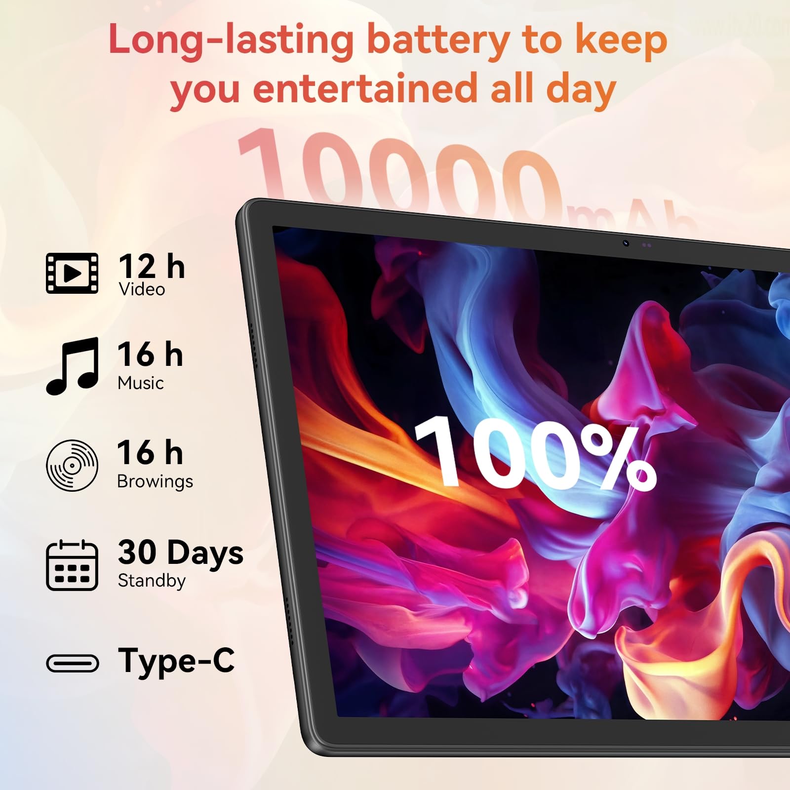 URAO 14-inch Android 16 Tablet with 30GB RAM and 256GB Storage thumbnail 4