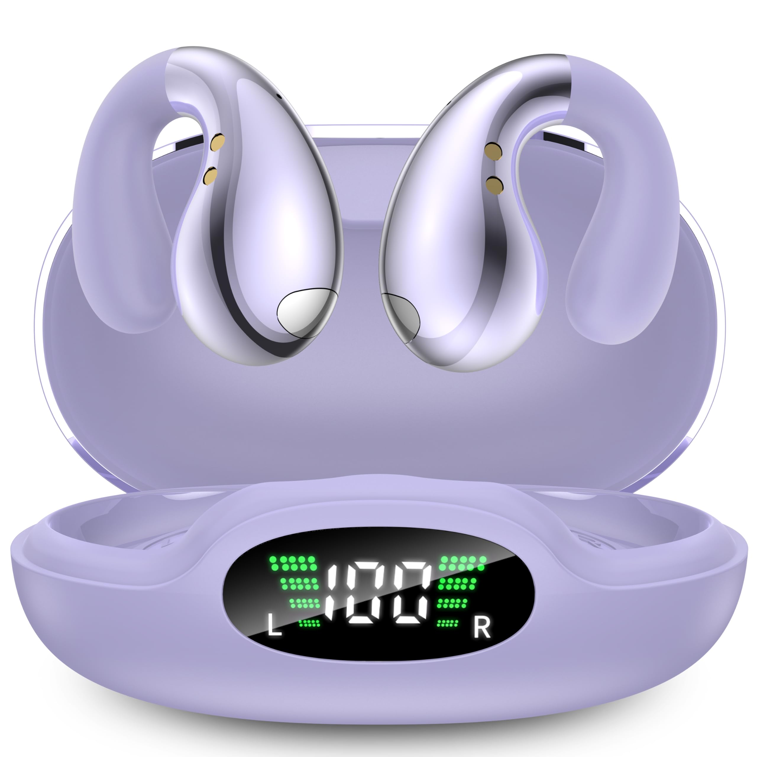 Xoruezls Ultra Open-Ear Earbuds – Lightweight Ergonomic Bluetooth Headphones for Active Lifestyles thumbnail 2