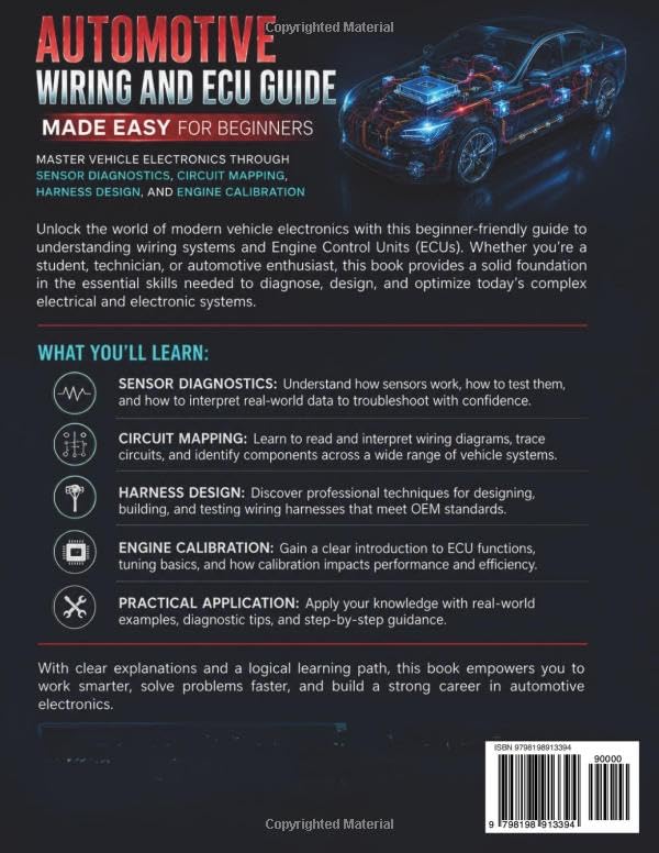 Automotive Wiring and ECU Guide Made Easy for Beginners by Dylan J. Kendrick thumbnail 2