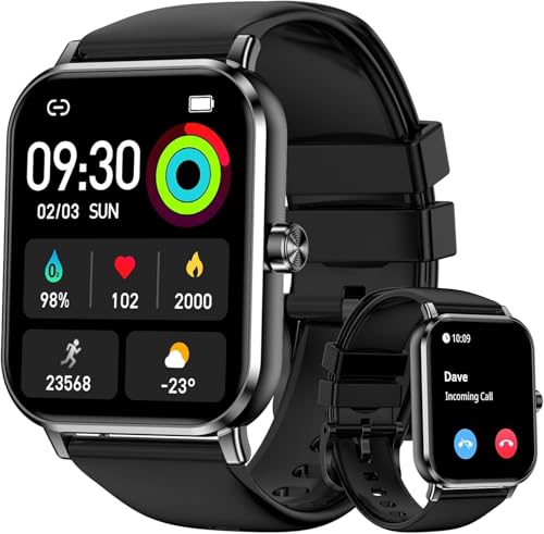 Smart Watch for Men and Women with 1.83" HD Touchscreen and Bluetooth Calling thumbnail 4