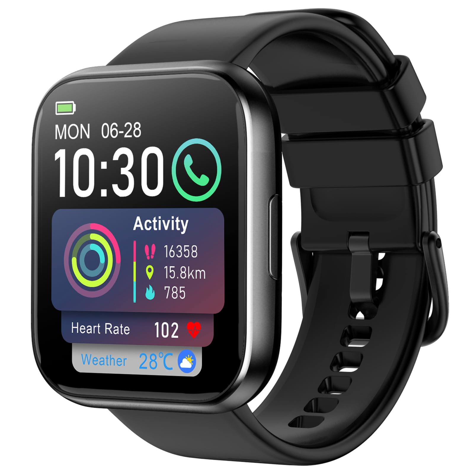 Smart Watch for Men with 1.85" HD Display, Bluetooth Calling, and 130+ Sport Modes thumbnail 3