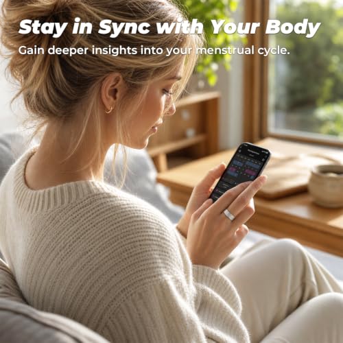 Azomabox Smart Ring Silver 7 – Comprehensive Health Monitoring with Gesture Control thumbnail 2