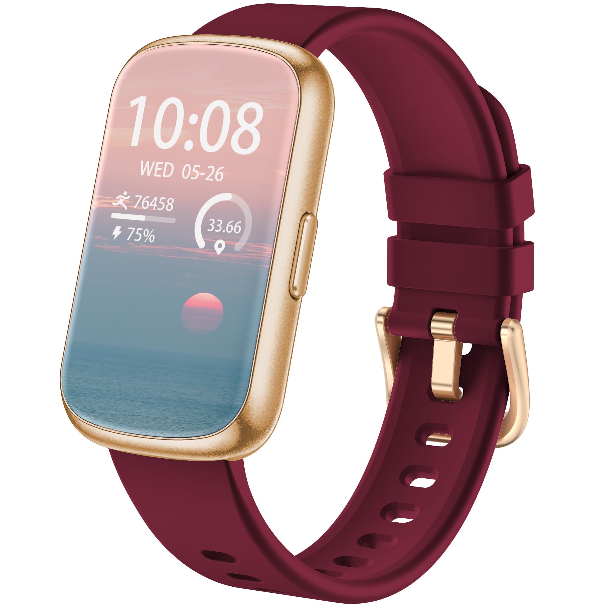 Fitness Tracker Smart Watch with 24/7 Heart Rate, Blood Pressure & Oxygen Monitoring thumbnail 2