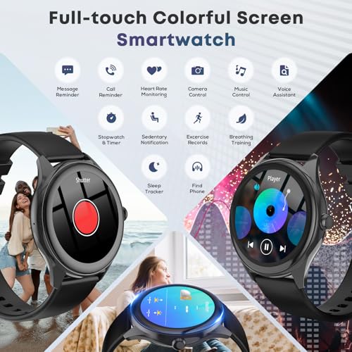 DIVOAZBVO TG02 Smart Watch for Men - 1.39" HD Touchscreen Fitness Tracker with 120 Sports Modes and AI Voice Assistant thumbnail 4