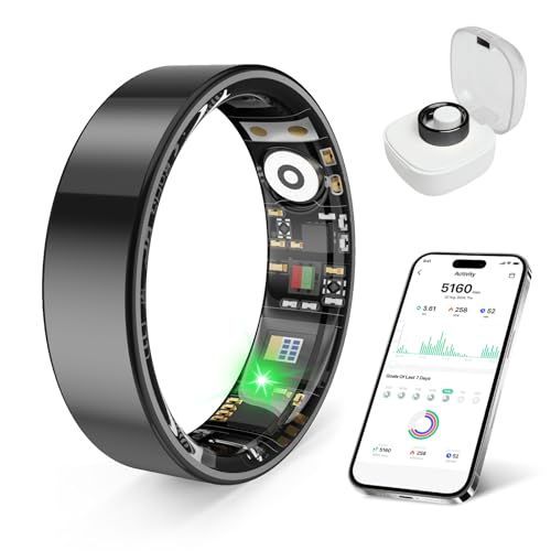 Smart Ring Health Monitor for Sleep, Stress, and Exercise Tracking with IP68 Waterproof and Long Battery Life thumbnail 2
