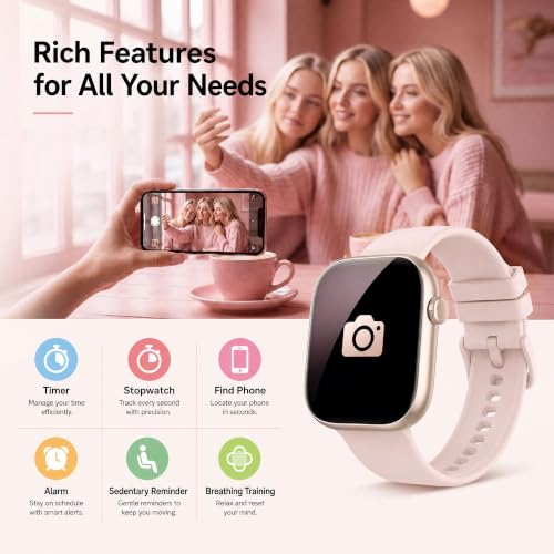 T7 Smart Watch for Women with Bluetooth Calling and Health Monitoring thumbnail 3