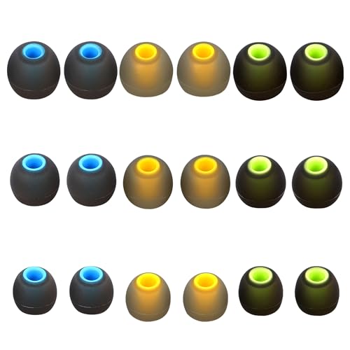 MQIMY Silicone Replacement Earbud Tips - Comfortable and Durable Fit for Most In-Ear Earbuds thumbnail 2