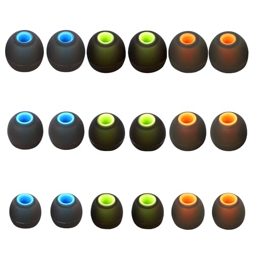 MQIMY Silicone Replacement Earbud Tips - Comfortable and Durable Fit for Most In-Ear Earbuds thumbnail 3